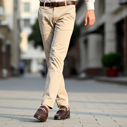 Moon Light Pattern Brown Premium Loafer