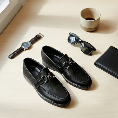 Moon Light Pattern Brown Premium Loafer